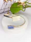 Bracelete cometa - limpeza e intuição - Selenita + cianita azul