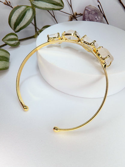 Bracelete terra - Quartzo de cristal