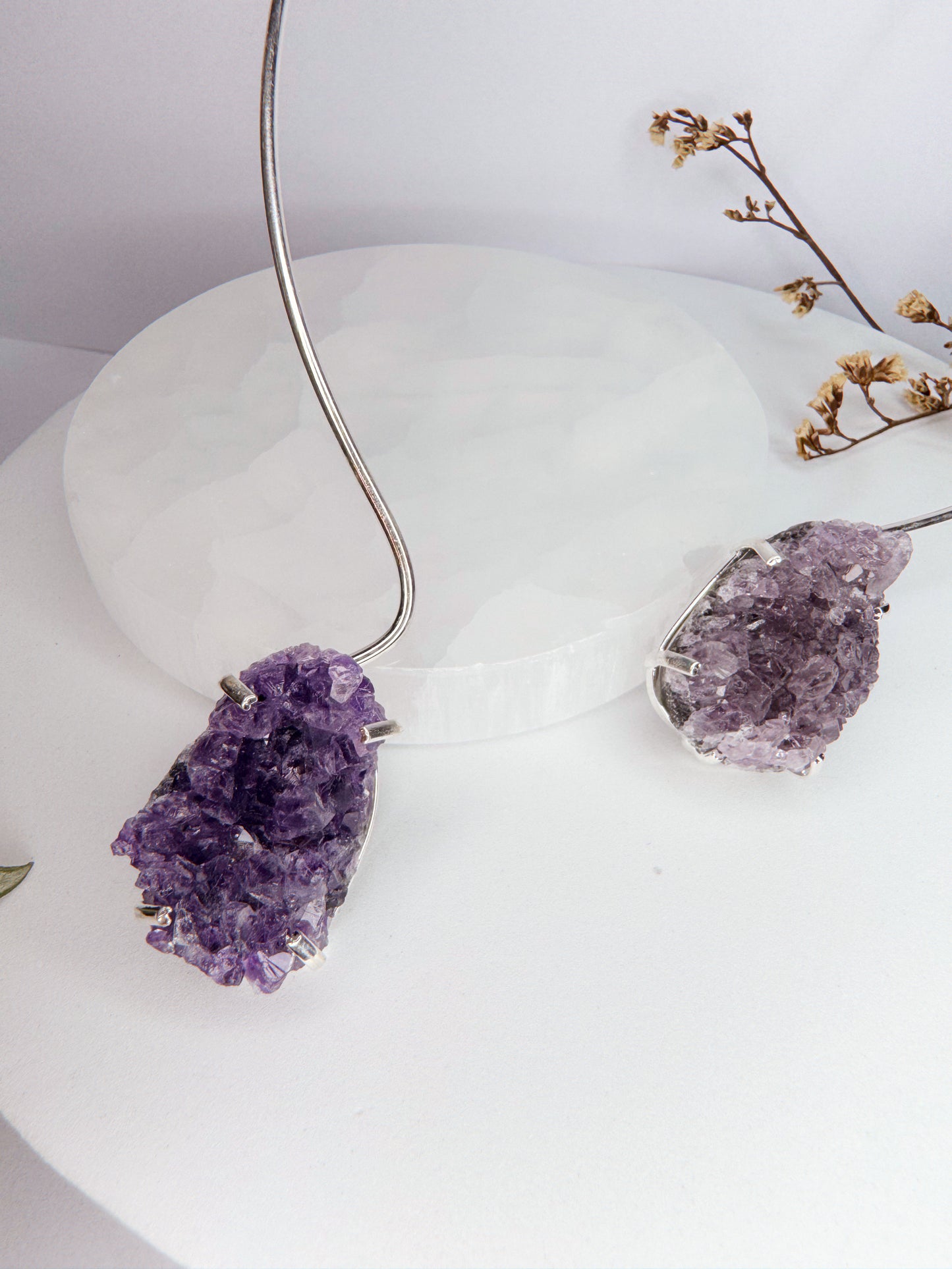 Choker Espaço - Drusa ametista