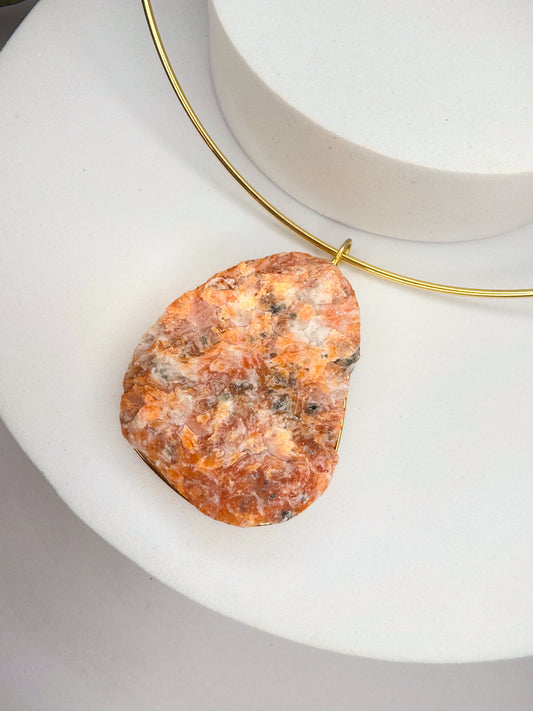 Aro Lunação - Calcita Laranja