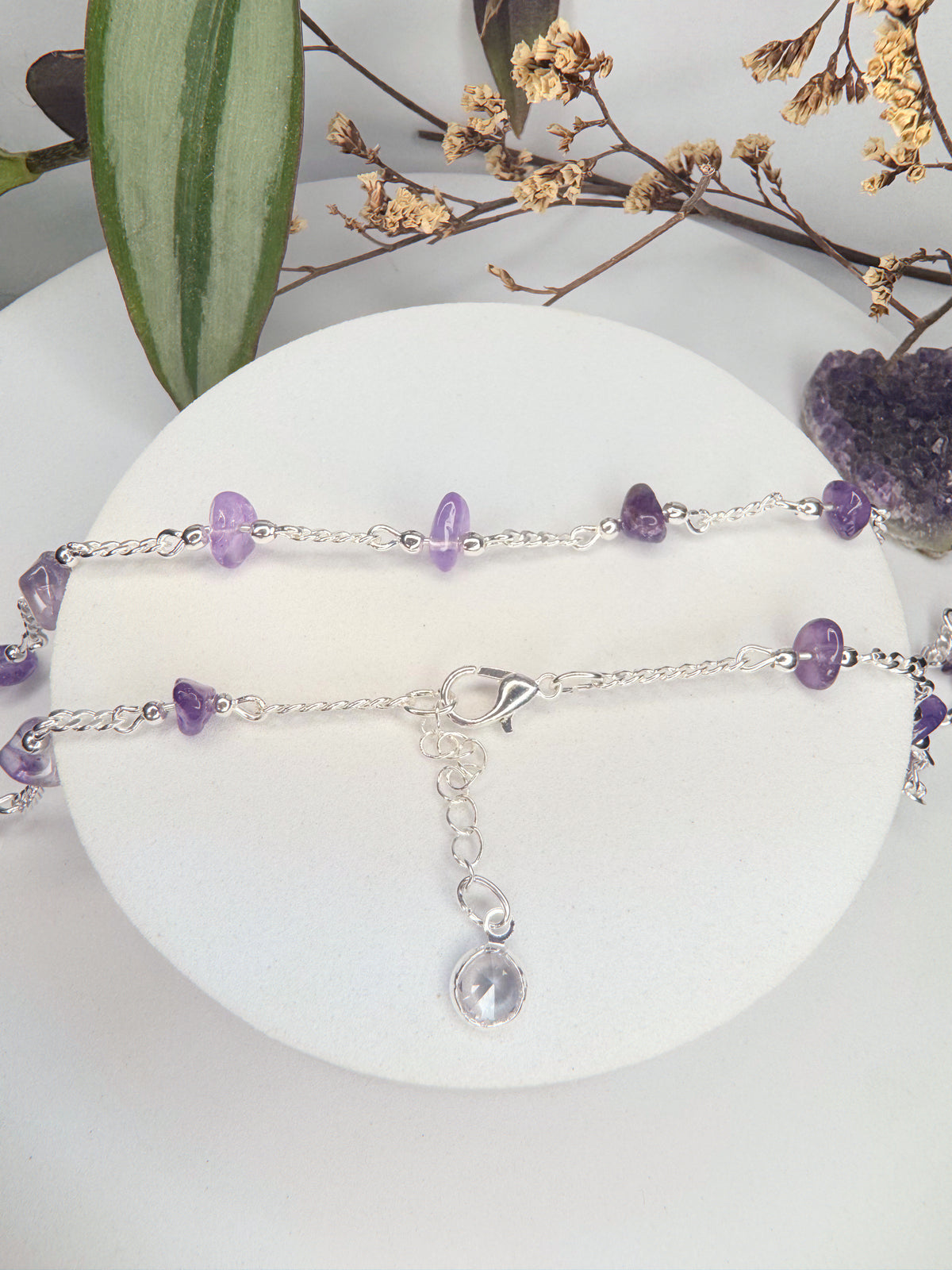 Choker Luar - Ametista