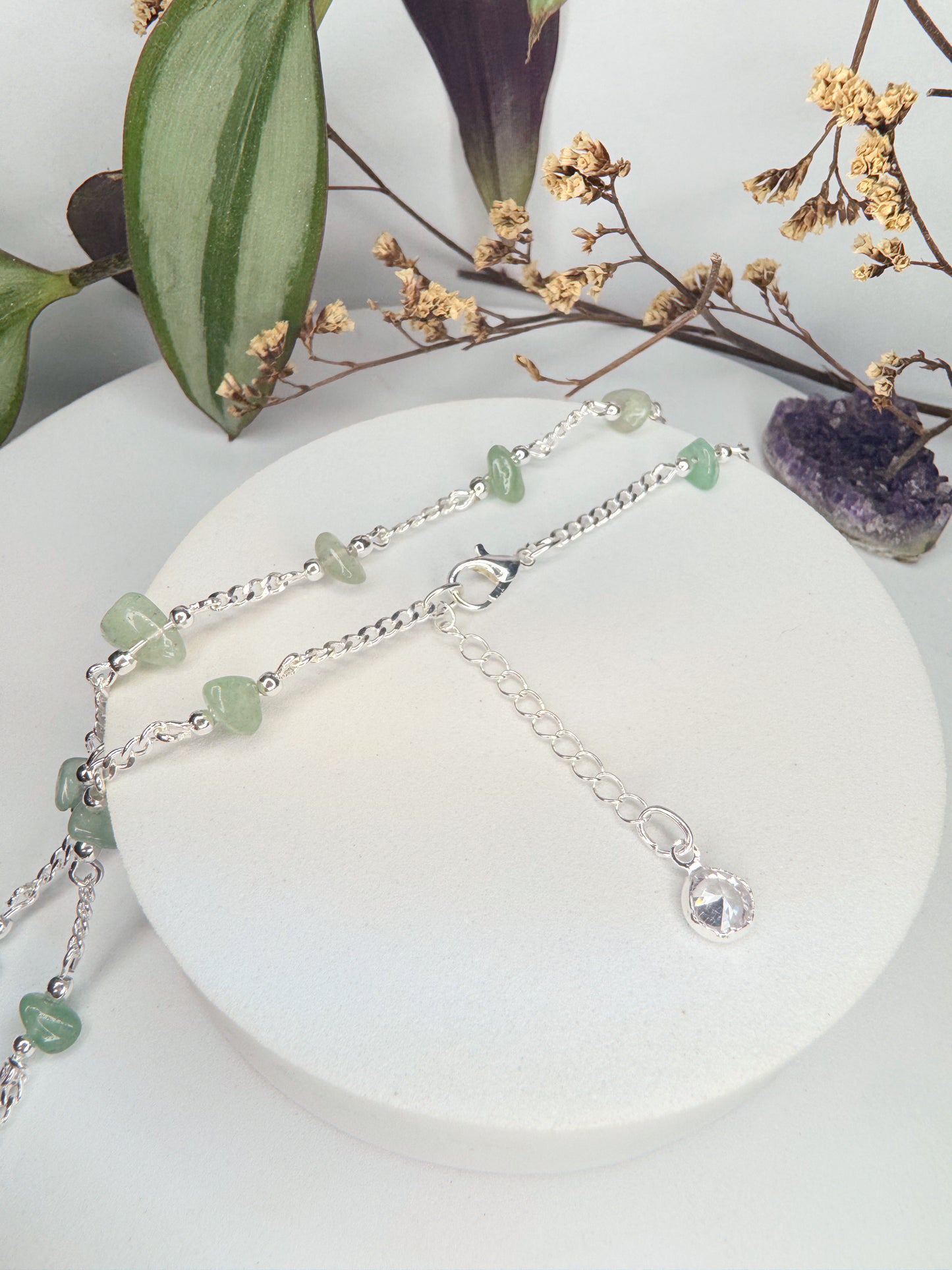 Choker Luar - Quartzo Verde