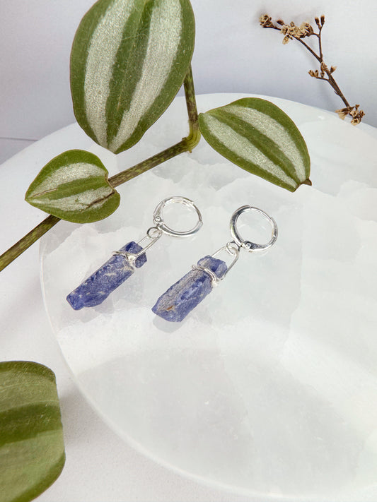 Brinco júpiter - Quartzo azul