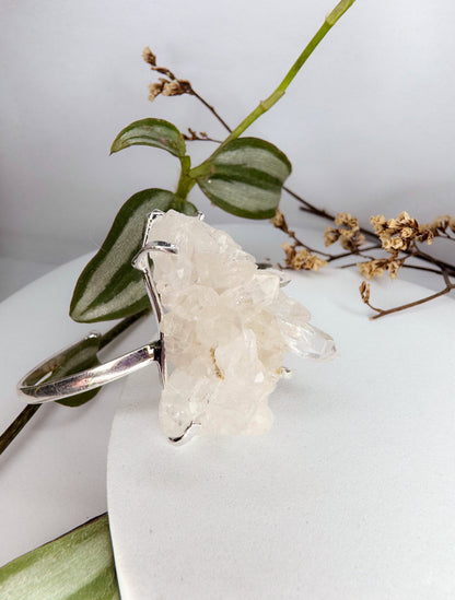 Bracelete titã - drusa de cristal