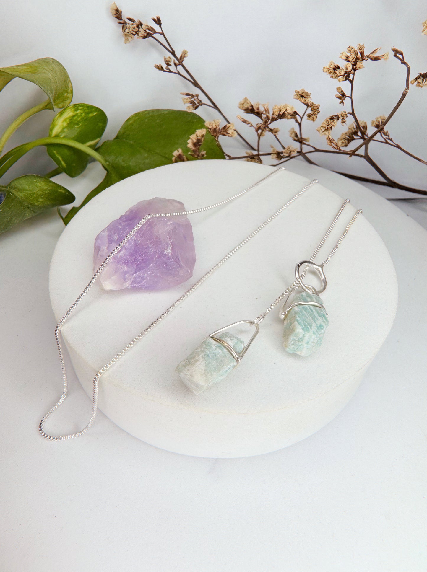 Colar cósmico - amazonita