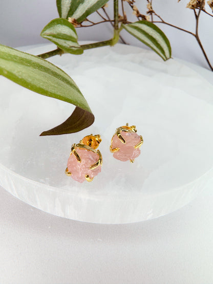 Brinco magia - Turmalina rosa