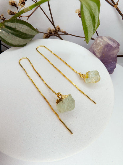 Brinco Zen - água marinha bruto