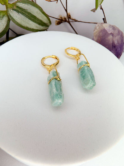 Brinco Júpiter - amazonita bruto