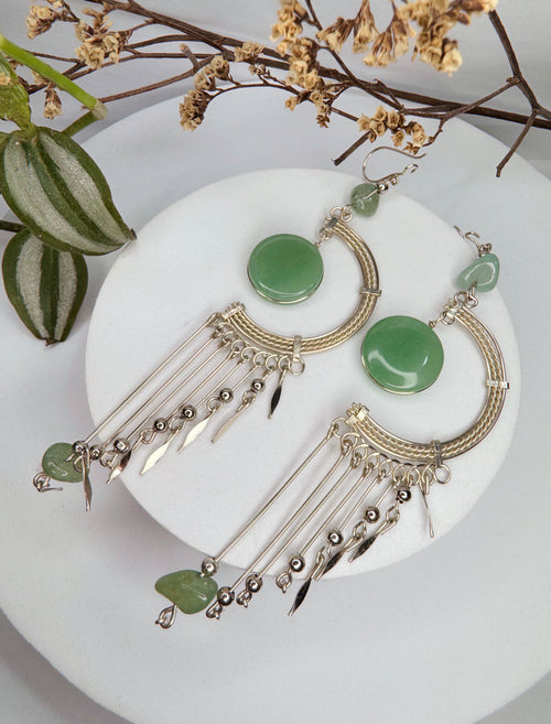 Brinco nostalgia - Quartzo verde