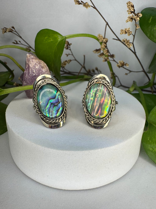 Anel Aura - Abalone