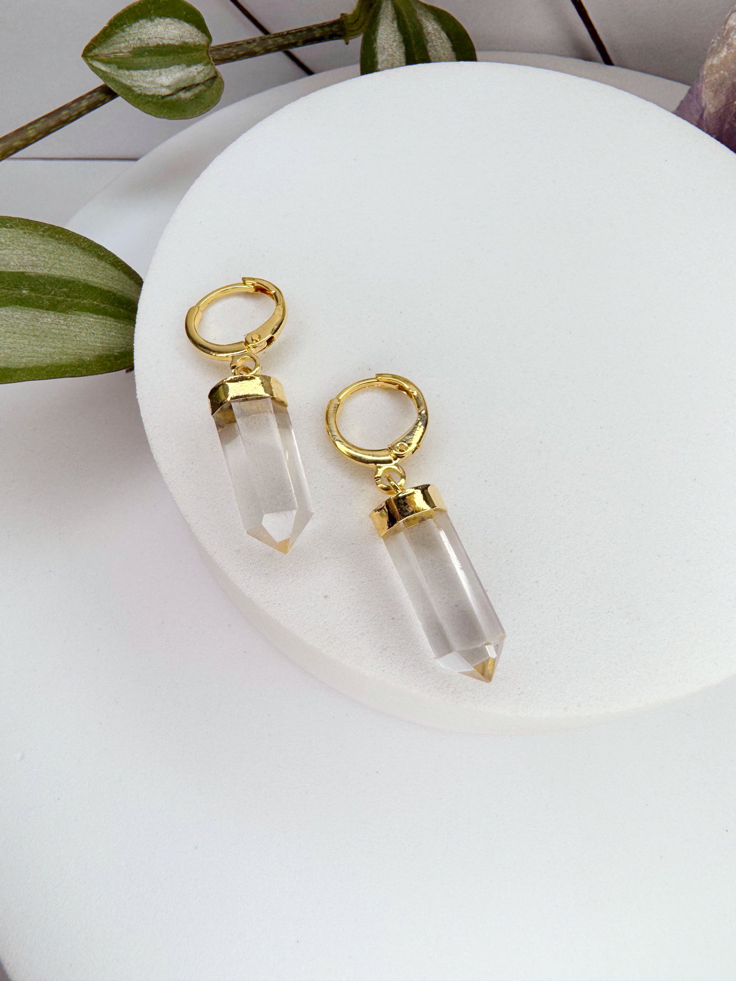 Brinco Júpiter - Quartzo de cristal