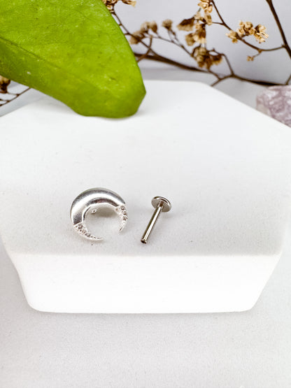 Piercing lua - Prata 925