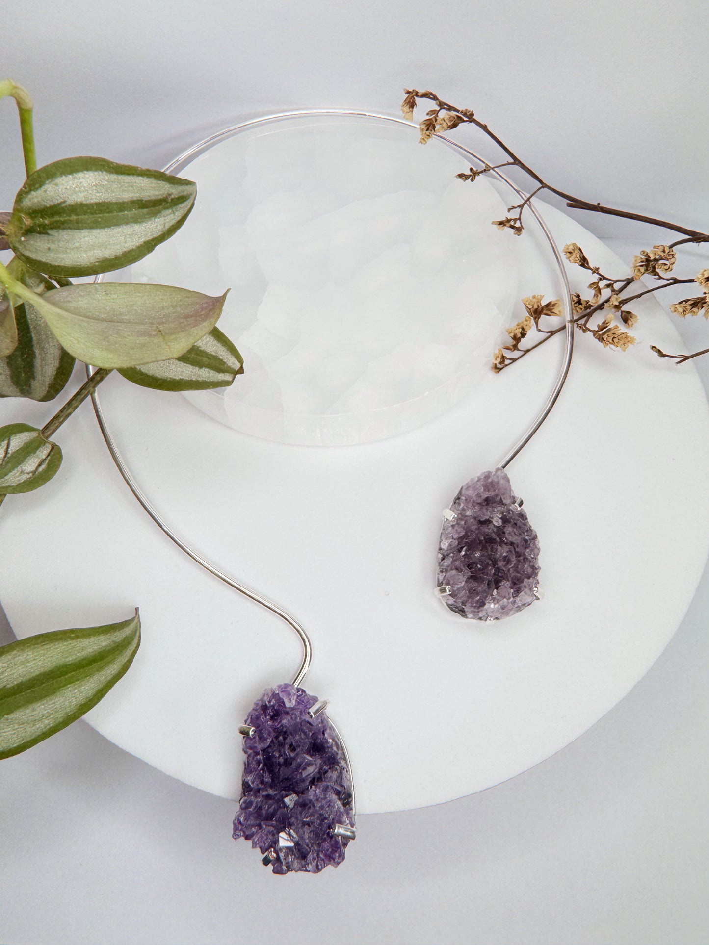 Choker Espaço - Drusa ametista