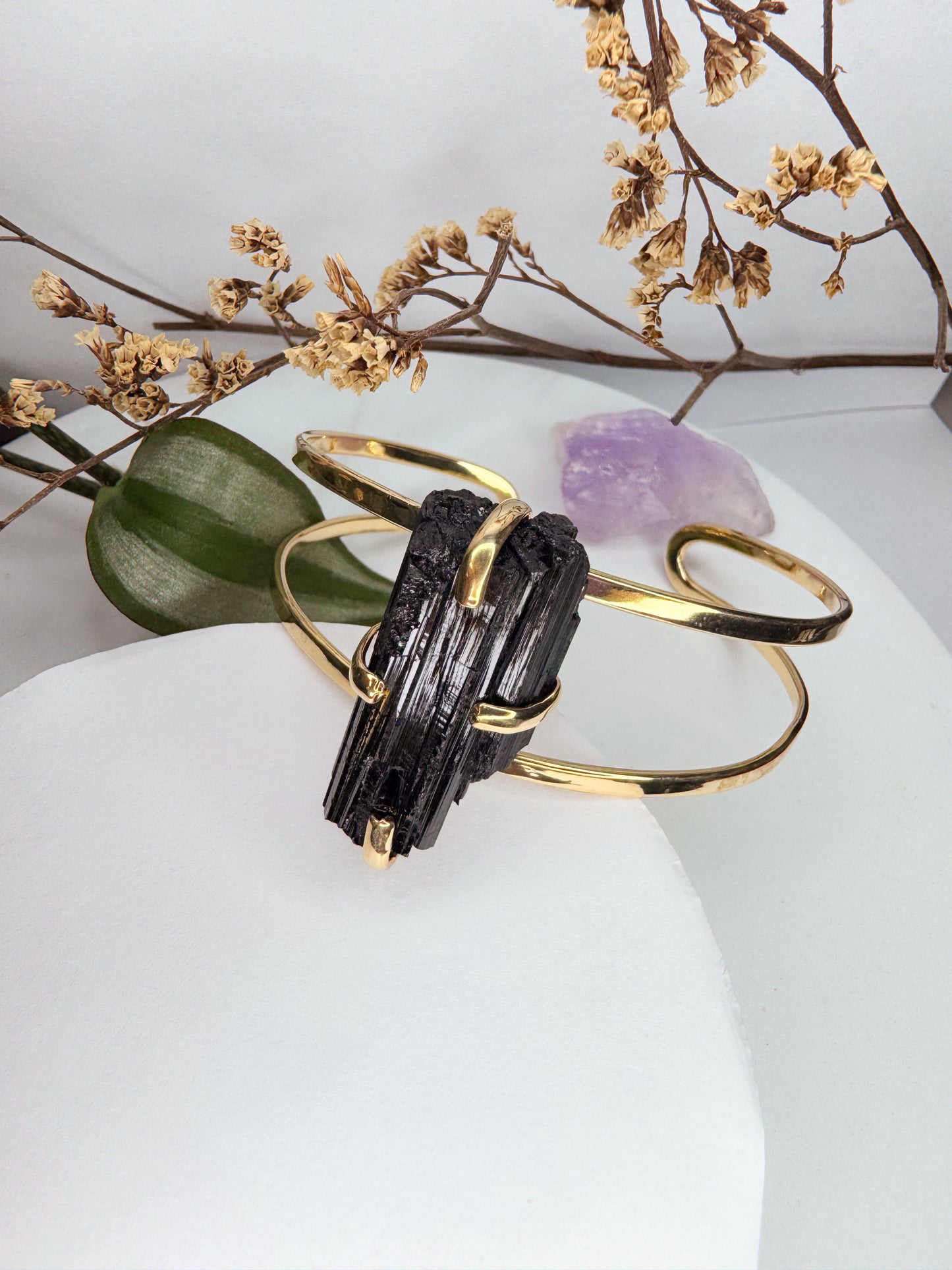 Bracelete Astro - turmalina negra
