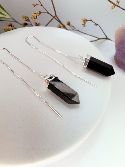 Brinco zen - Ônix lapidado