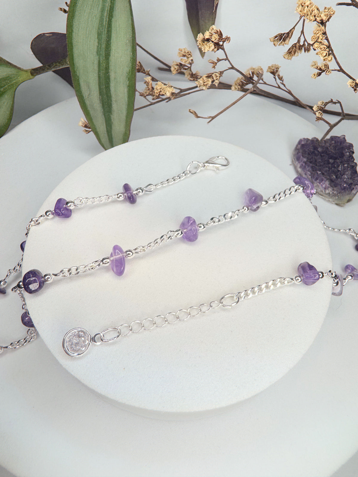 Choker Luar - Ametista