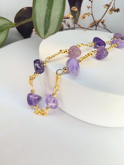 Choker Luar - Ametista