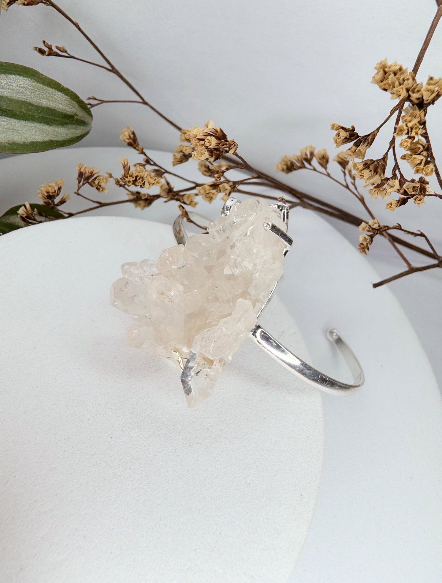 Bracelete titã - drusa de cristal