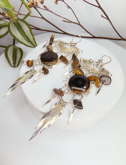 Brinco Nostalgia - Olho de Tigre