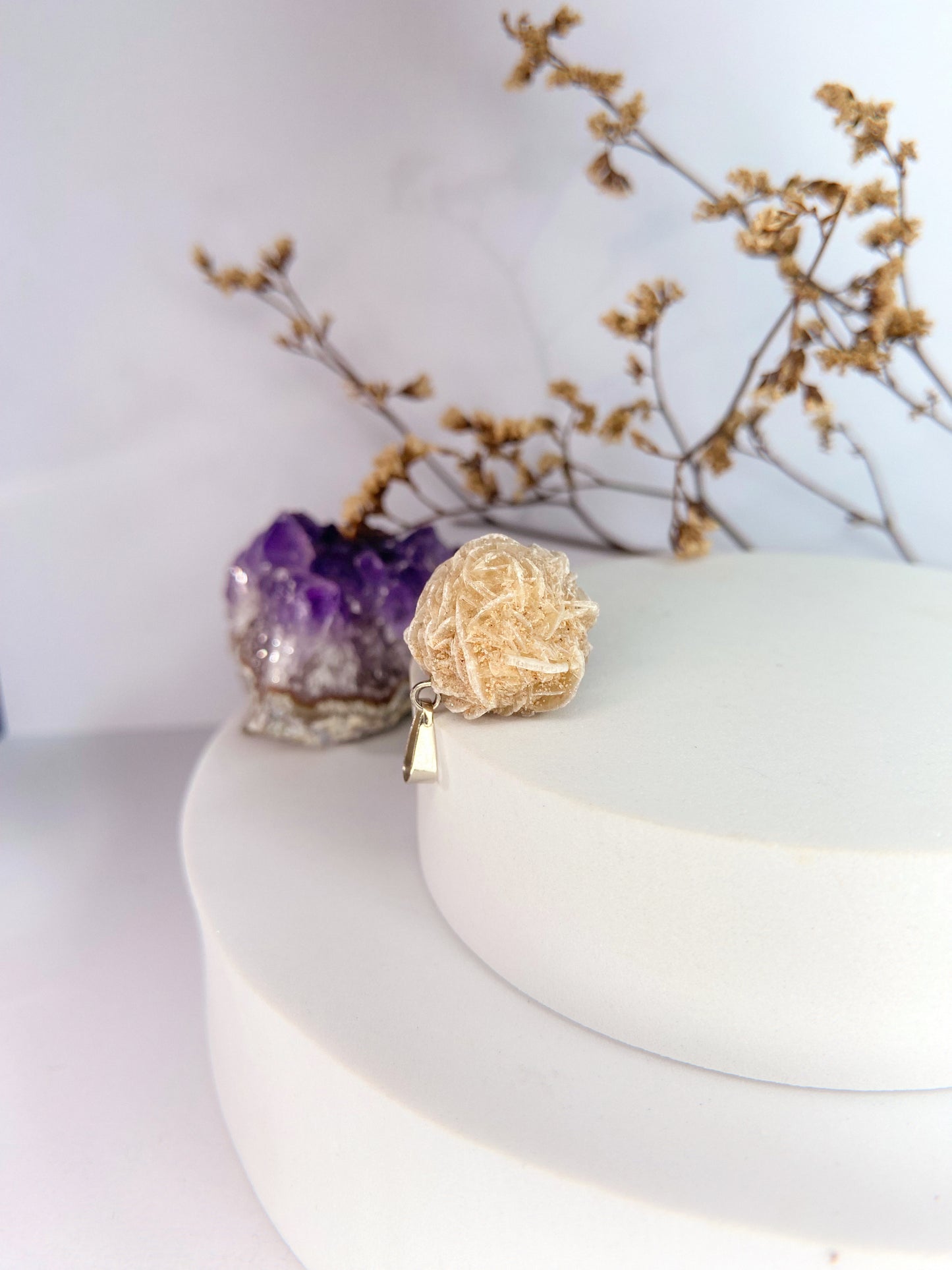 Pingente - Rosa do deserto