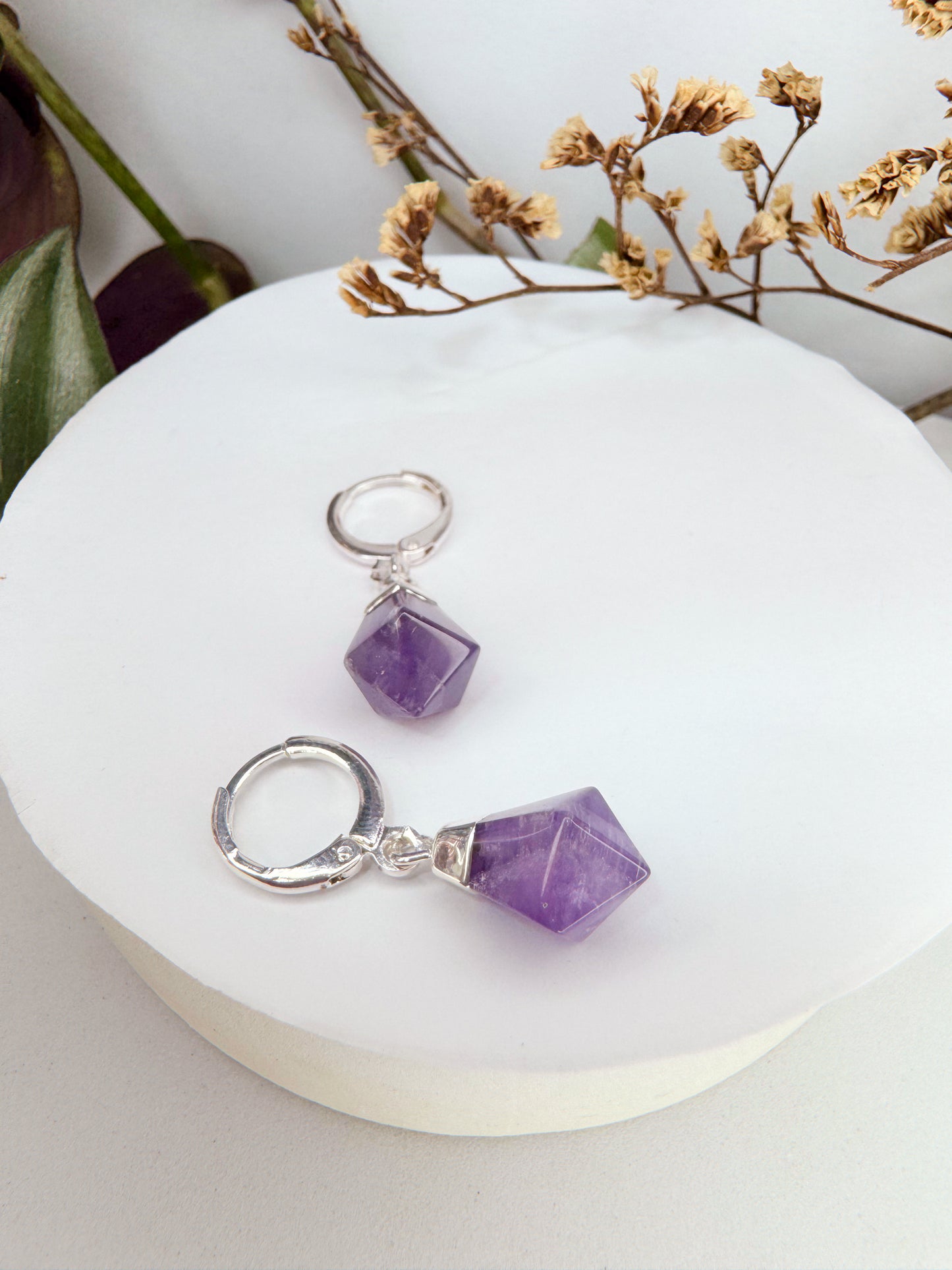 Brinco Júpiter - ametista