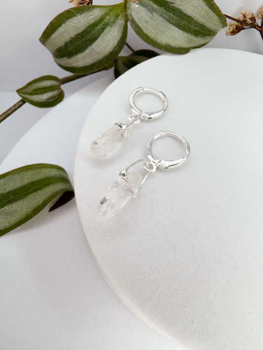 Brinco Júpiter - Quartzo de Cristal