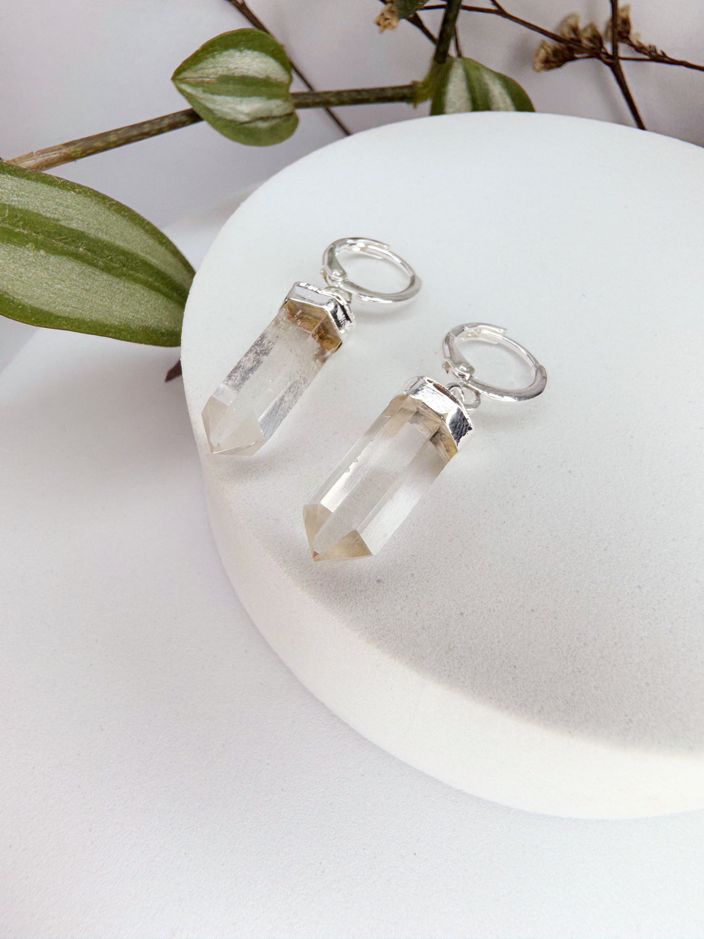 Brinco Júpiter - Quartzo de cristal