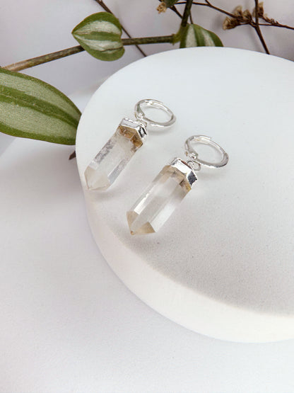 Brinco Júpiter - Quartzo de cristal