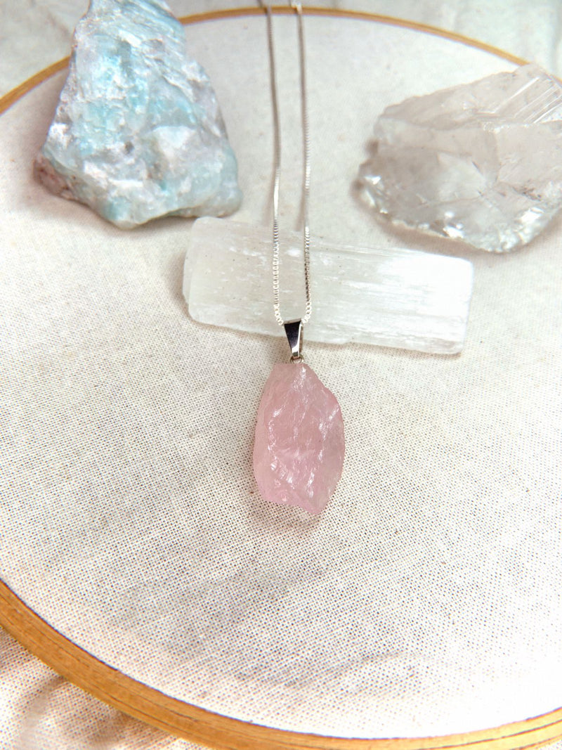 Colar Nature - Quartzo Rosa