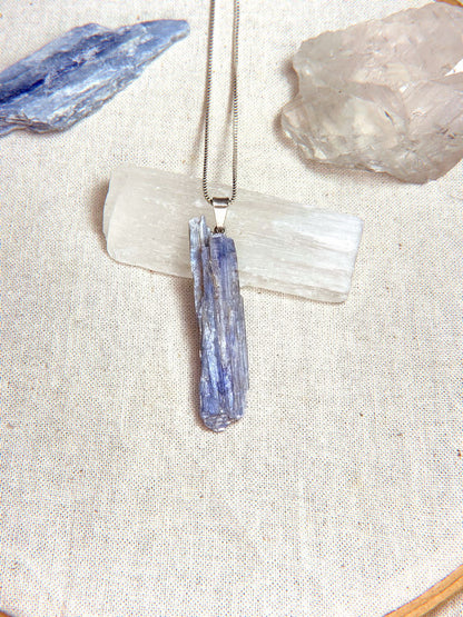 Colar Nature - Cianita Azul